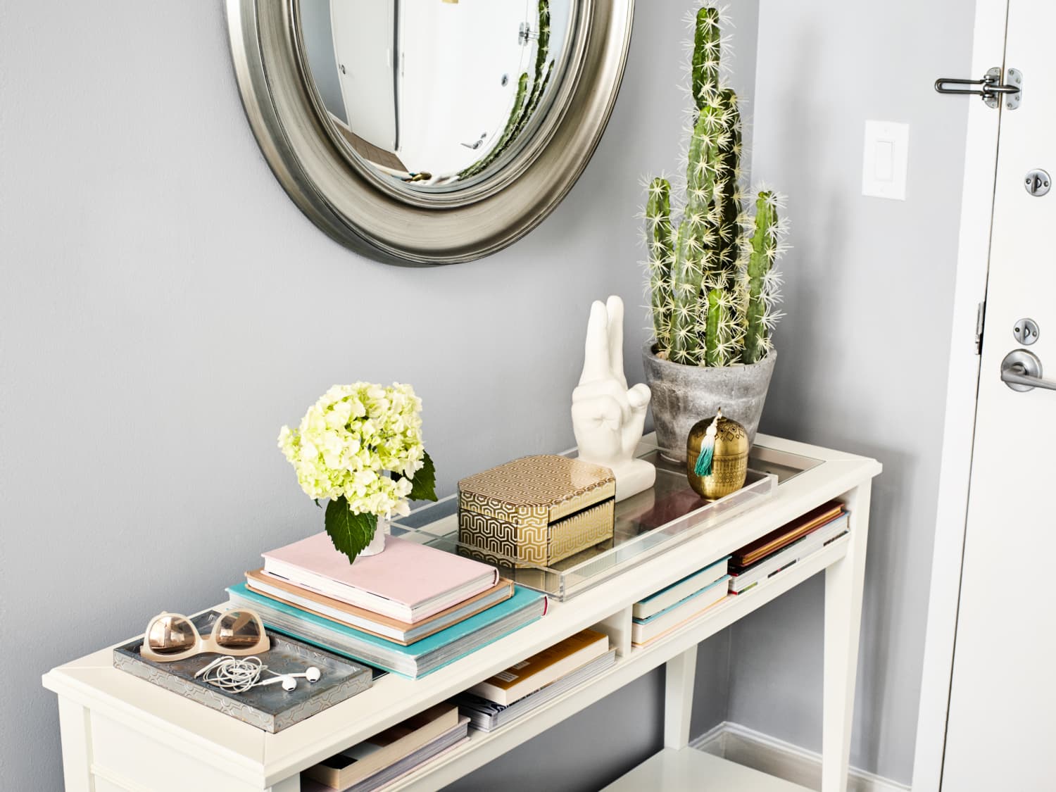 Console table tray on sale